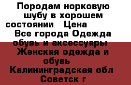 Породам норковую шубу в хорошем состоянии › Цена ­ 50 000 - Все города Одежда, обувь и аксессуары » Женская одежда и обувь   . Калининградская обл.,Советск г.